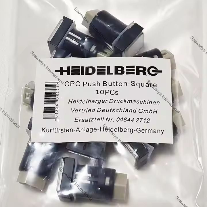 10 Pieces 81.186.3855 Heidelberg CPC Push Button for SM102 CD102 SM74 Printing
