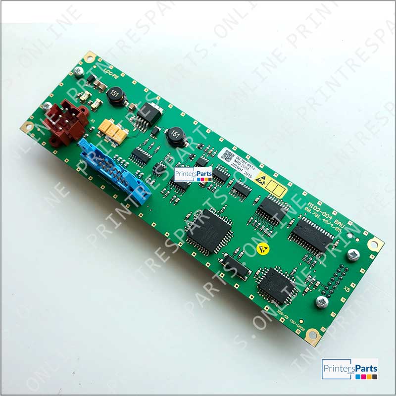 Circuit Board 00.781.4974 MID Board With Display For SM102/CD102, SM74